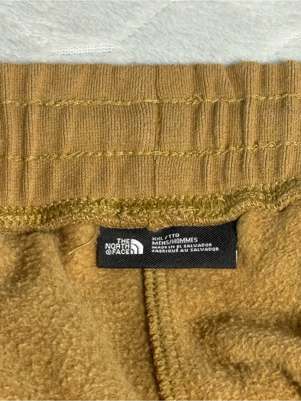 The North Face Fleece Joggers Men’s XXL Tan Cotton Blend Sweatpants